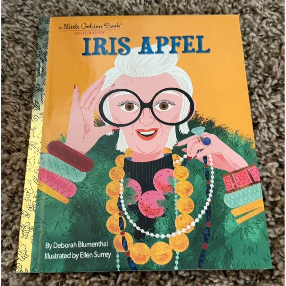 Little Golden Books-Biography- Jimmy Buffett  & Iris Apfel (NWT)